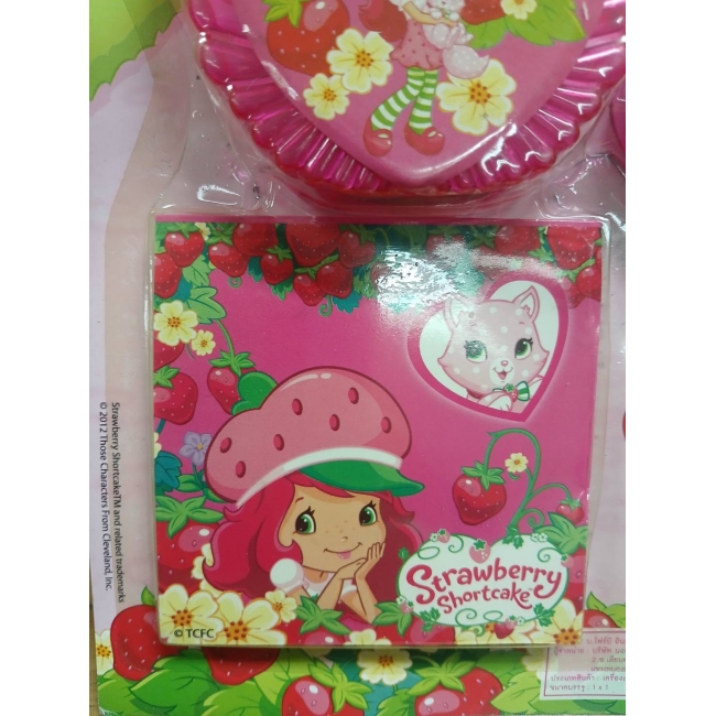 Strawberry Shortcake:  สตรอเบอรี่ ช็อทเค้กกับเพื่อนซี้หวานฉ่ำ + ชุดเครื่องเขียน **รบกวนเลื่อนดูสภาพหนังสือก่อนการสั่งซื้อ**